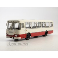 900360-САВ ЛИАЗ-677М (бело-красный)